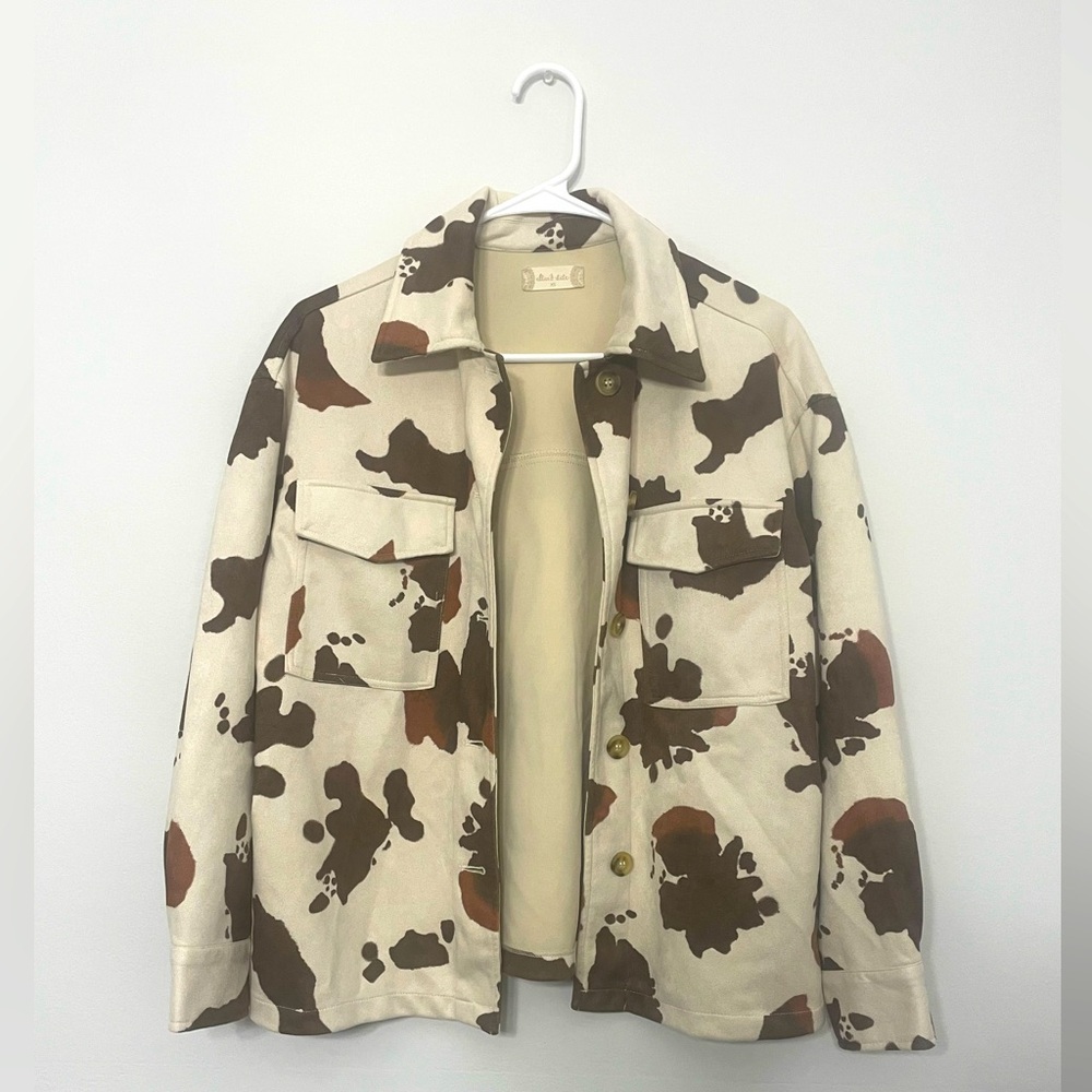 Altar’d State Cow-Print Jacket